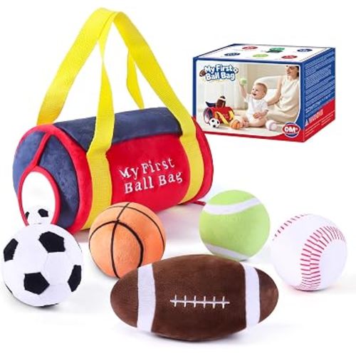 My First Sports Bag, Sensory Ball for Baby boy Toys 0-12 Months