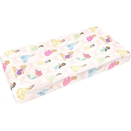 Premium Diaper Changing Pad Cover Disney Princess by Copper Pearl