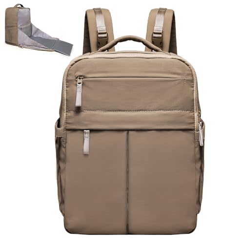 ILCOLPO Diaper Bag Backpack,Baby Bag Backpack with Changing Station,Waterproof Large Diaper Bag for Baby Boy Girls,Pañaleras Para bebe with 15 Pocket,2 Insulated Pockets,Brown