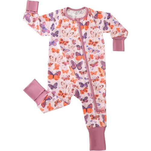 Baby Pajamas for Boys & Girls, Preemie & Newborn Onesies Sleepers, 92% Viscose From Bamboo 2-Way Zippers Footless PJs