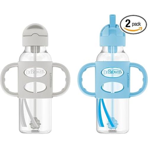 Dr. Brown's Milestones Non Spill Narrow Straw Bottle
