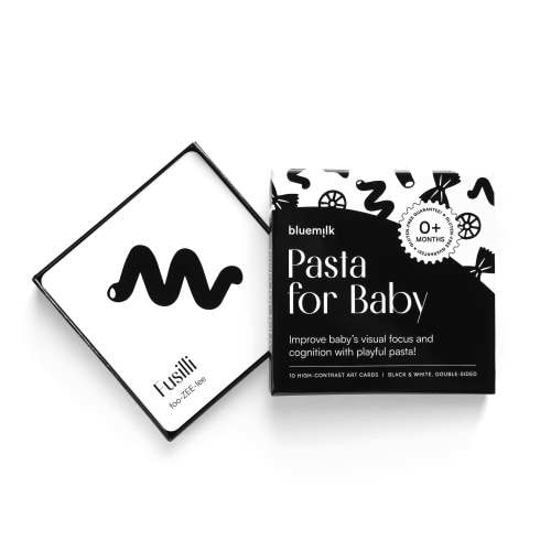 Pasta for Baby - Black & White Art Cards