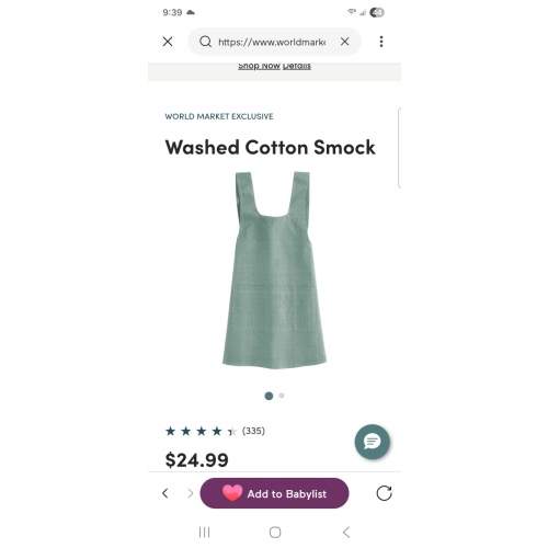 Washed Cotton Smock - World Market