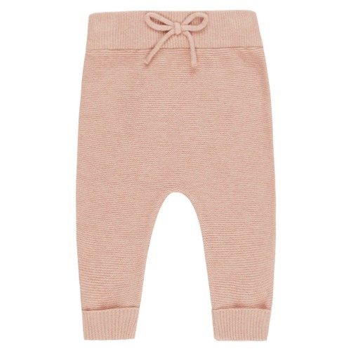 Heathered Organic Cotton Knit Joggers, 0-3M