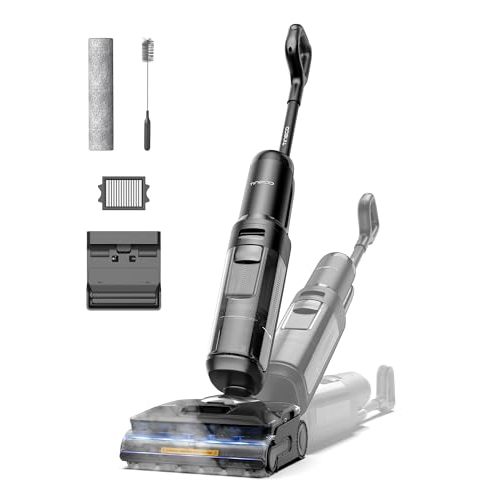 Tineco Floor One S7 Stretch Steam Cordless Wet Dry Vacuum Steam Mop All-in-One, 320℉ HyperSteam, 180° Lay-Flat, Anti-Tangle Design, FlashDry Self-Cleaning, Up to 75 Min Runtime