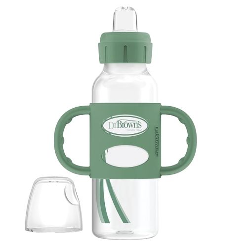 Dr. Brown's Milestones Narrow Sippy Spout Bottle - Green