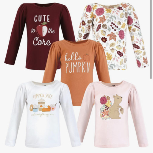 Hudson Baby Baby-Girls Long Sleeve T-Shirts