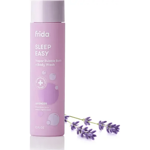 Frida Baby Lavender Baby & Kids Bubble Bath + Body Wash, Sleep & Calming Toddler & Baby Body Wash, Dermatologist Tested, Tear-Free, Hypoallergenic, Safe for Skin, Super Sudsy, 10oz