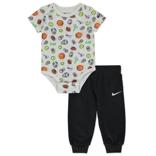 Nike Baby Boys' 2-Piece Sports Bodysuit Joggers Set Outfit