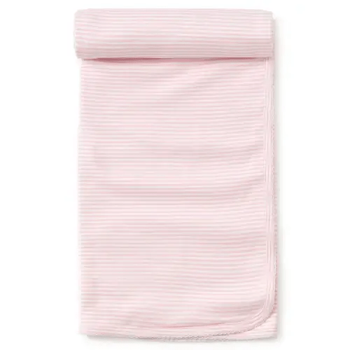 Pink Simple Stripes Blanket