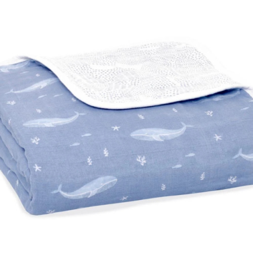 organic cotton muslin dream blanket