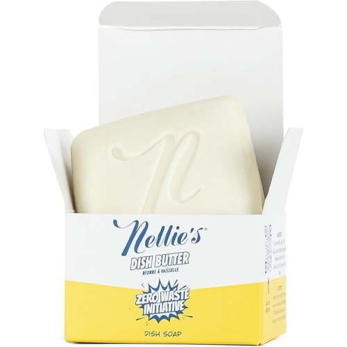 Nellie's Dish Butter Zero-Waste Dish Soap Block, 1 Count