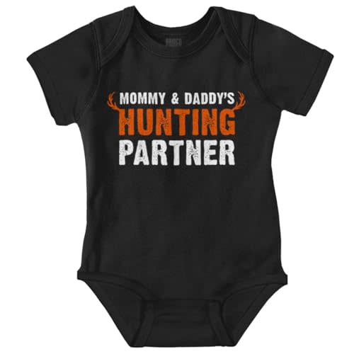 Brisco Brands Mommy and Daddy's Hunting Partner Baby Romper Boys or Girls