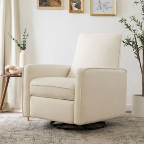 daVinci Penny Recliner and Swivel Glider - Performance Cream Eco-Weave