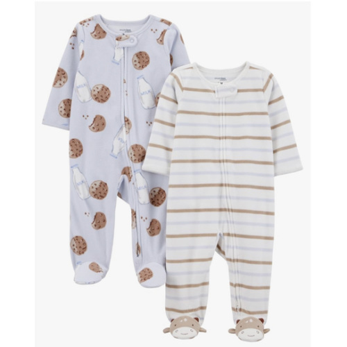 Simple Joys by Carter's Baby Boys 2-pack Fleece Footed Sleep and PlayBaby and Toddler Sleepers