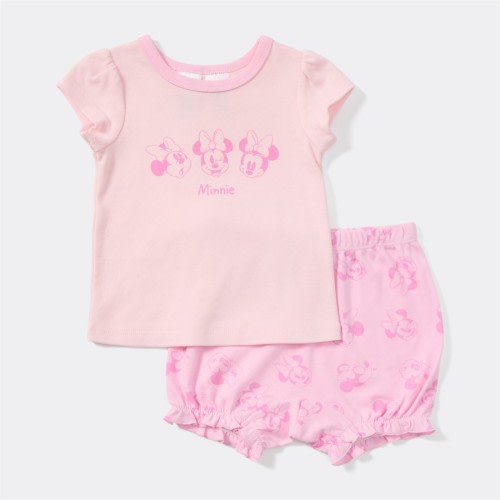Disney Baby Minnie Mouse Pyjama Set - Light Pink - Size 1
