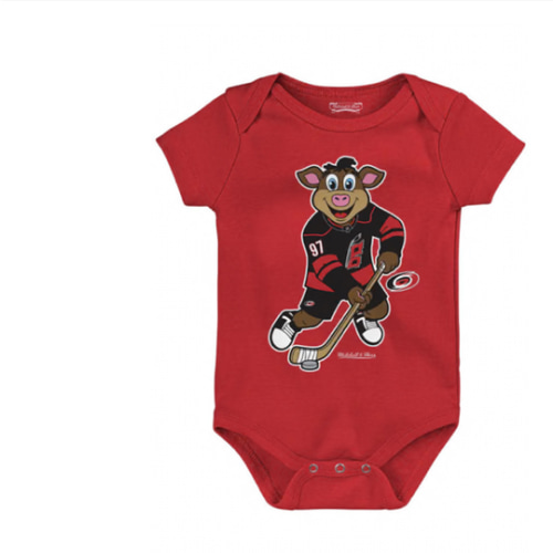 Carolina Hurricanes Stormy Baby Line The Shot Red One Piece - 965841630