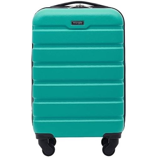 Wrangler 20" Spinner Carry-On Luggage, Teal