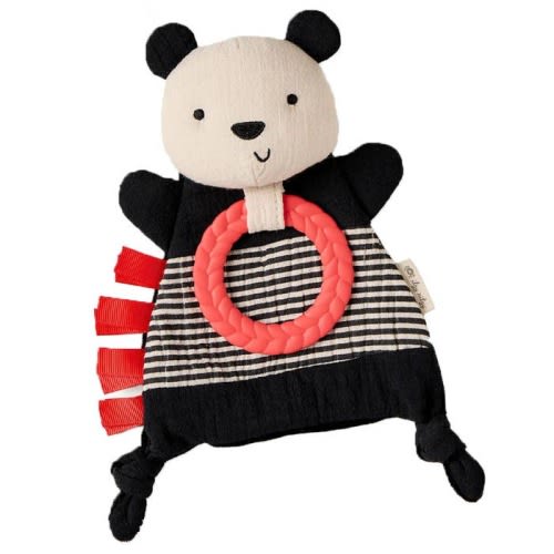 Bitzy Crinkle Sensory Toy with Teether