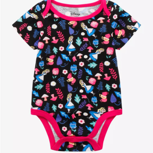 Disney Alice in Wonderland Plants Allover Print Infant One-Piece - BoxLunch Exclusive | BoxLunch