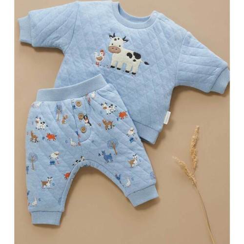 Quilted Track Set Farm Alphabet Print - Purebaby | Maisonette
