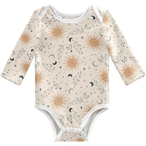 Unisex Baby Bodysuit Boy Girl Clothes Soft Cotton Newborn Infant Outfit Long Sleeve Romper 0-24 Months
