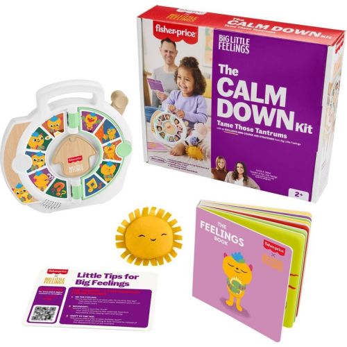 Fisher-Price Big Little Feelings Calm Down Kit: Set of Toys & Tips for Toddlers & Kids