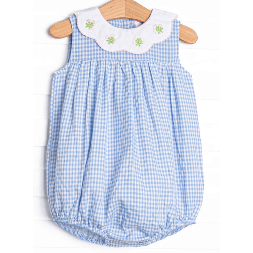 Tossing Tulips Applique Bubble, Blue