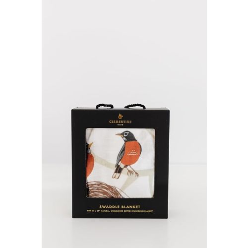 CLEMENTINE KIDS Muslin Infant Swaddles (for The Birds)