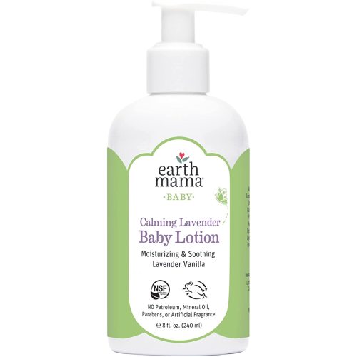 Earth Mama Calming Lavender Baby Lotion with Organic Calendula, 8-Fluid Ounce - 8 Fl Oz (Pack of 1)
