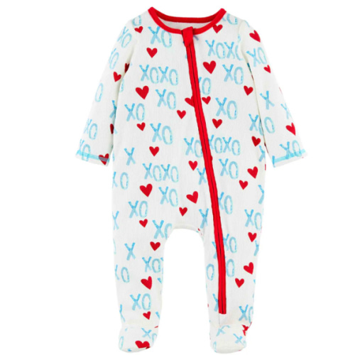 Mud Pie Blue XO Valentine's Day Sleeper