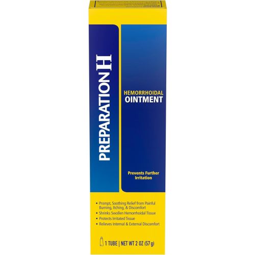 Preparation, H Hemorrhoid Symptom Treatment Ointment, Itching, Burning and Discomfort Relief, Tube, 2 Ounce