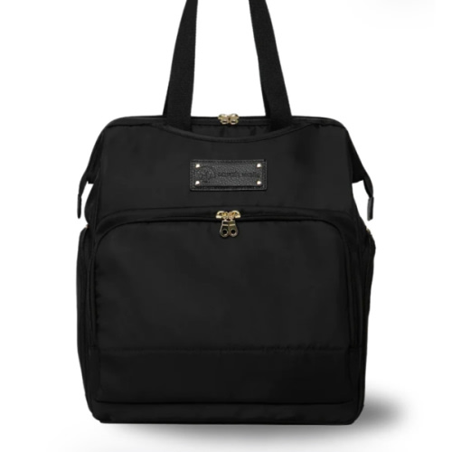 Norah Breast Pump Backpack Black Stylish and Functional Pump Bag for Daily Use – Sarah Wells Bags