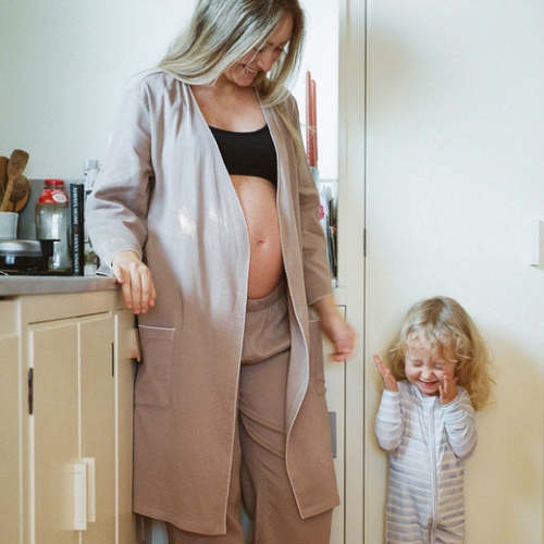 Aurora Mesh Nursing Nightgown | Quartz - Kindred Bravely