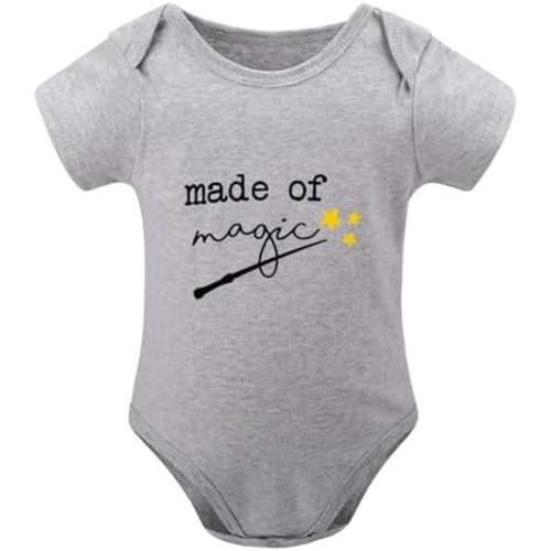 Made of Magic Bodysuit Funny Cute Infant Boys Girls Creeper One-piece Bodysuit Outfit Romper