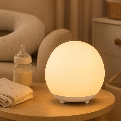 Egg Night Light for Kids, Rechargeable Baby Night Light for Nursery
