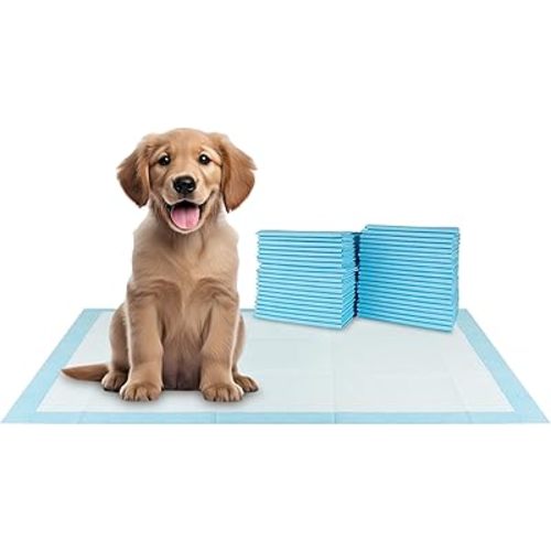 BV XXL Puppy Pads 40 Count 36" x 30" - Leak-Proof Pee Pads for Dogs with 6-Layer Design, Rapid Dry Sheet & Attractant - Dog Pad Extra Large with Odor Control - Perfect for Big Dogs & Indoor Use