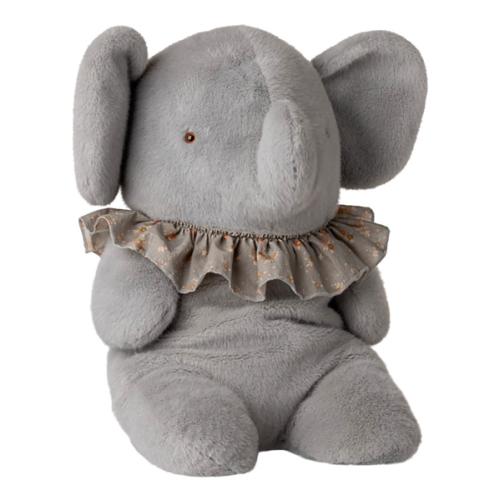 Elephant plush, Big - Blue/grey - Maileg USA