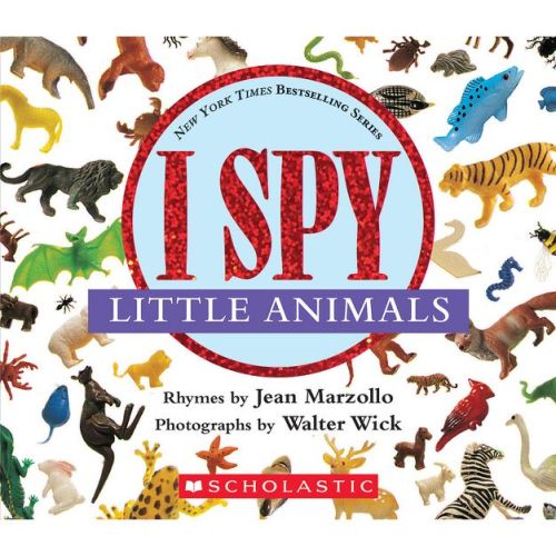 I Spy Little Animals: A Book of Picture Riddles - by Jean Marzollo (Board Book)