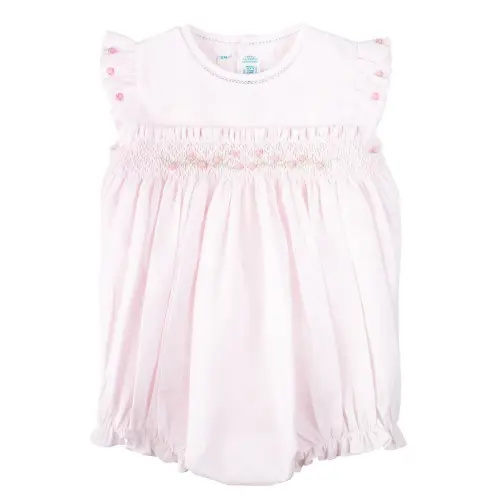 Rose Garden Collection Smocked Fly Sleeve Bubble