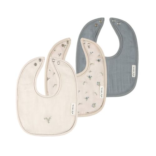 Ely's & Co. Baby Muslin Terry Bib - 3 Pack