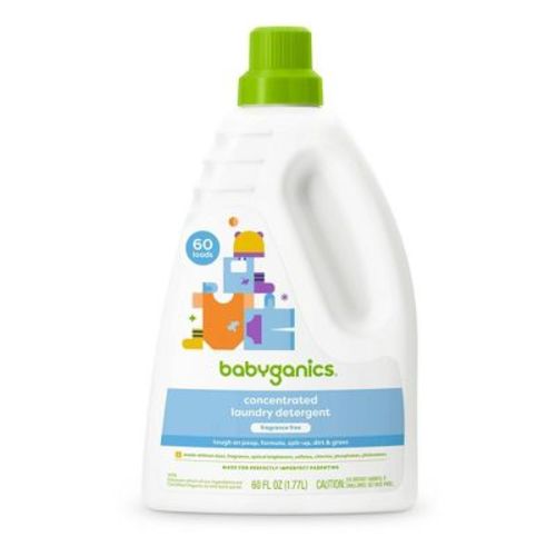 Babyganics 3x Laundry Detergent Fragrance Free - 60 fl oz