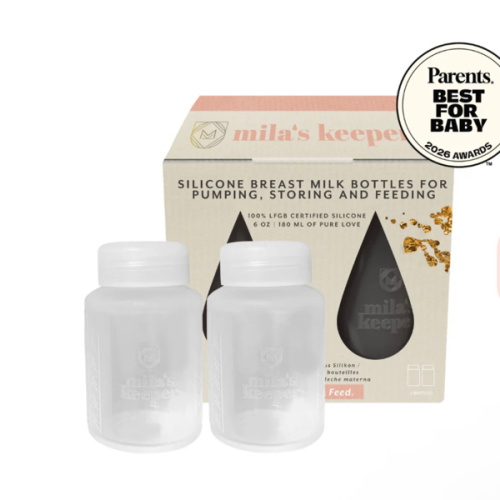 Silicone Breast Milk Storage Bottles