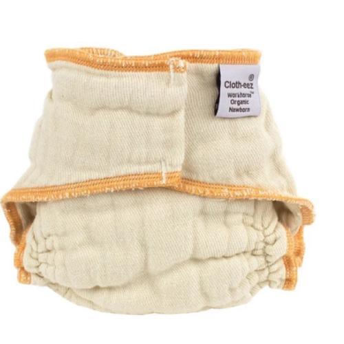 Cloth-eez Workhorse Fitted Diapers - No Closure (organic unbleached)