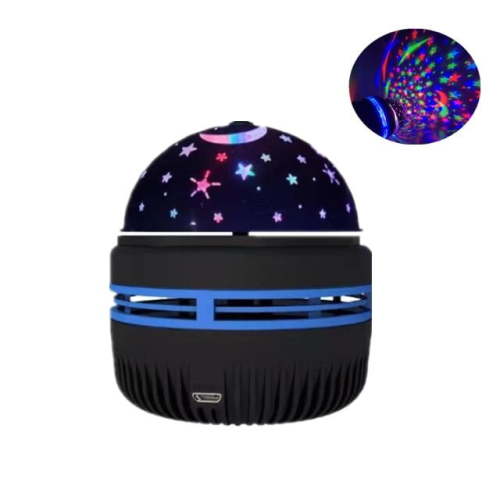 4-in-1 Starry Sky Projector Night Light, Rotating Galaxy Moon Lamp For Nursery Room, Baby Kids Bedroom Decor With Calming LED Stars, Ceiling & Wall Projection