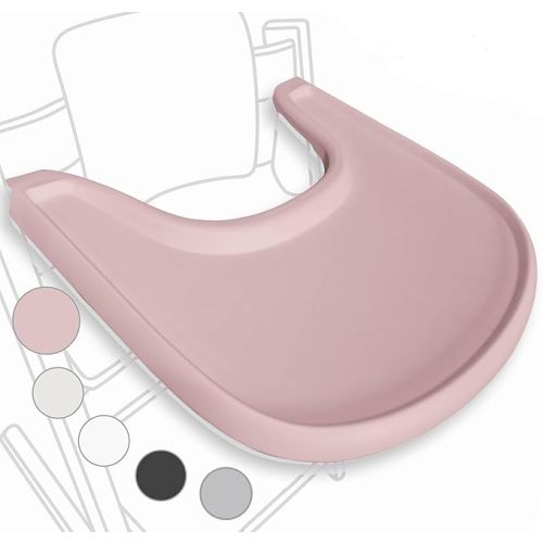 High Chair Tray Compatible with Stokke Tripp Trapp Chair – Matte Dusty Pink