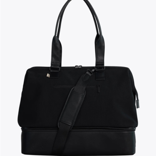 BÉIS 'The Weekender' in Black - Black Travel Bag & Overnight Bags