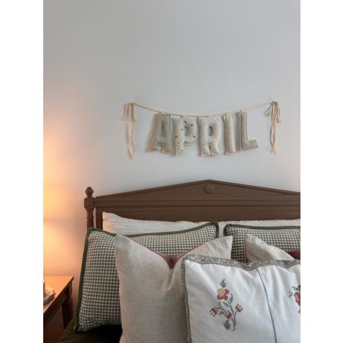 Custom Handmade Fabric Name Banner