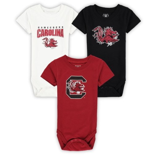 South Carolina Gamecocks Wes & Willy Infant Three-Pack Bodysuit Set