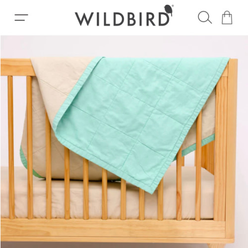 Hummingbird/Sparrow - Linen Quilted Blanket – WildBird